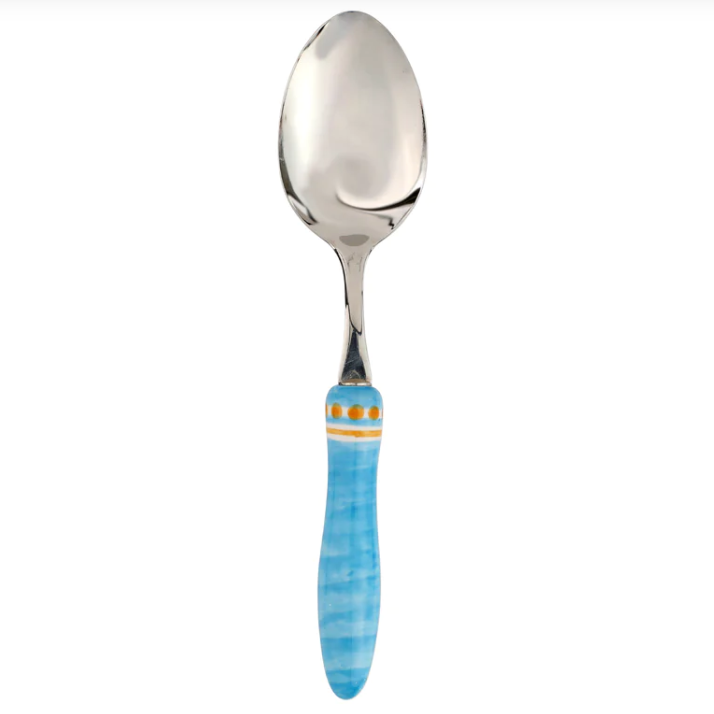 Positano Light Blue Serving Spoon