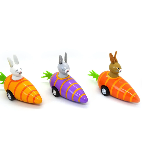 Carrot Bunnies - Pull Back Racers