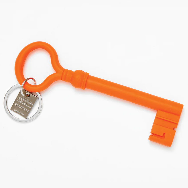 Orange Key Keychain