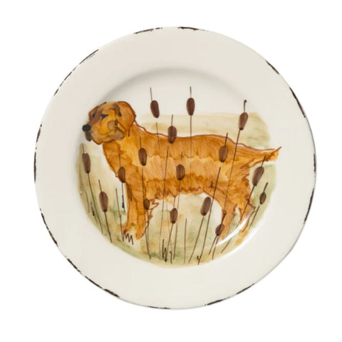 Hunting Dog Salad Plate