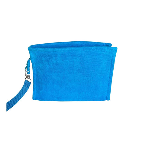 Terry Turquoise Small Pouch