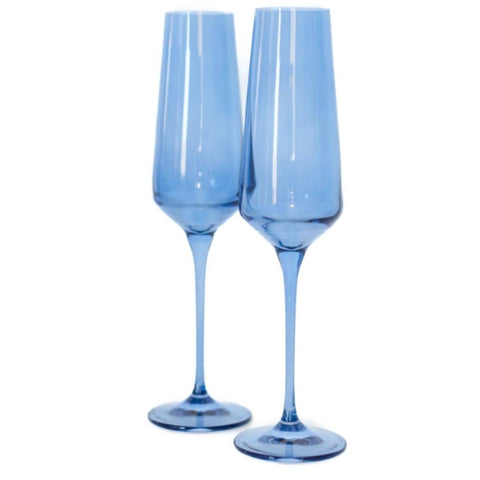 Cobalt Blue Champagne Flute Set of 2