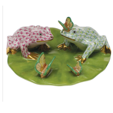 Frogs on a Lily Pad