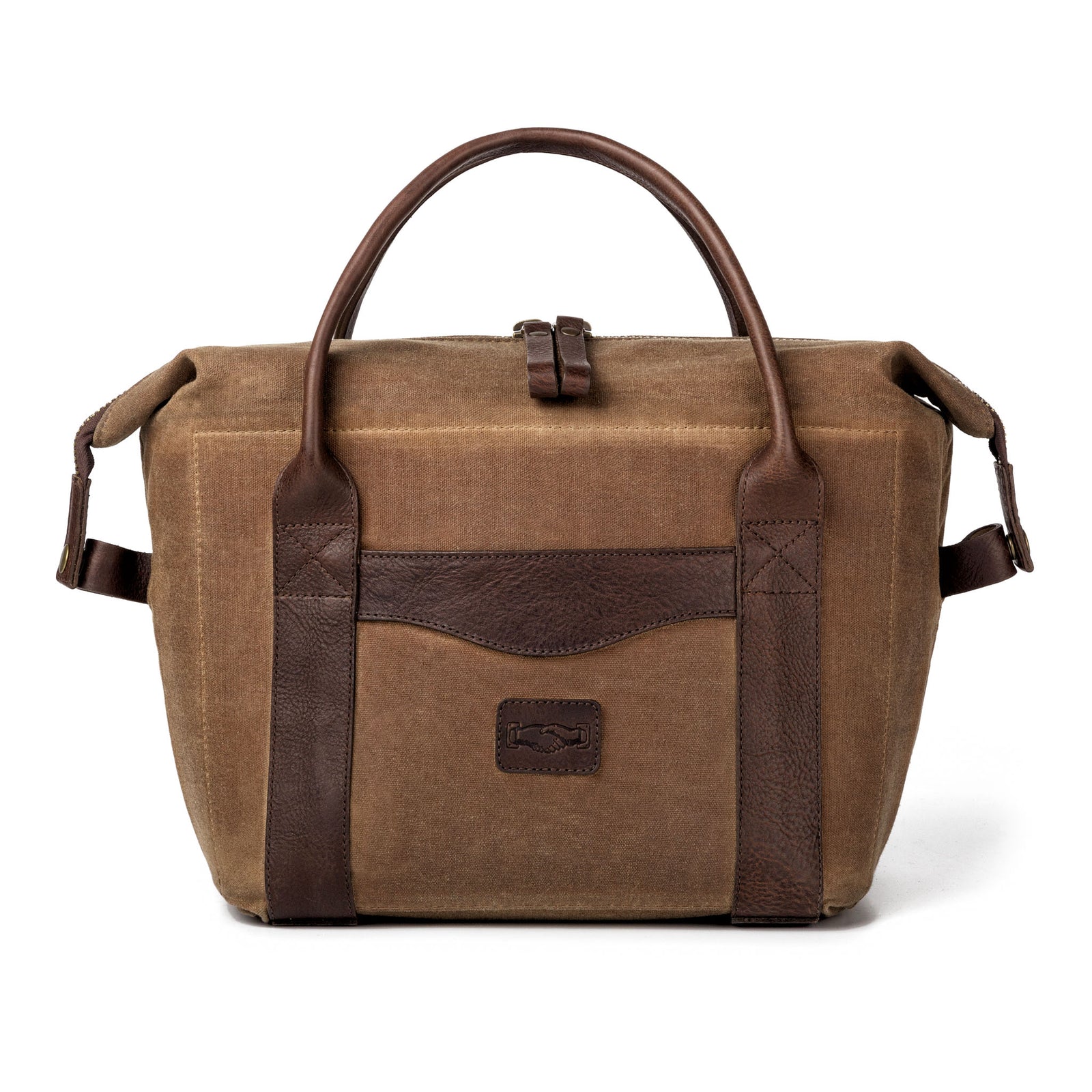 Waxed Canvas Cooler Smoke/Brown