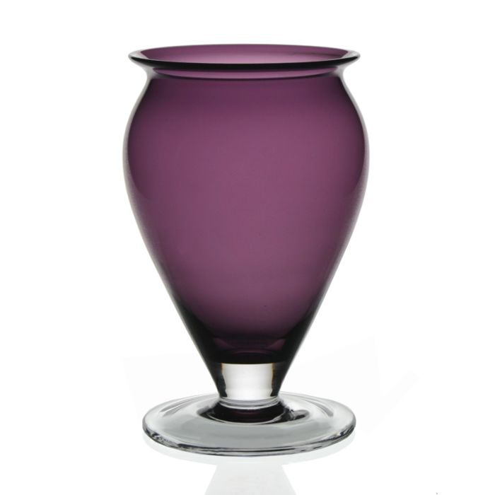 A stylish flower vase in rich Amethyst. This is really a lovely gift and is completely handmade.