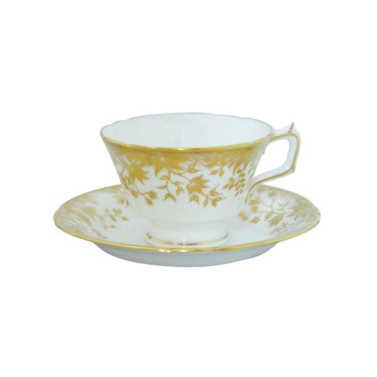Arboretum Gold Tea Cup & Saucer