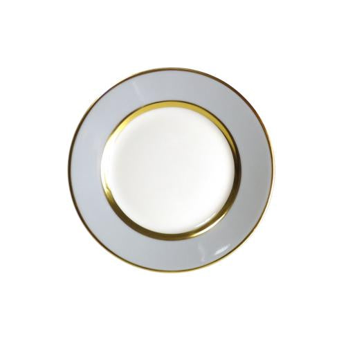 Mak Grey & Gold Bread & Butter Plate