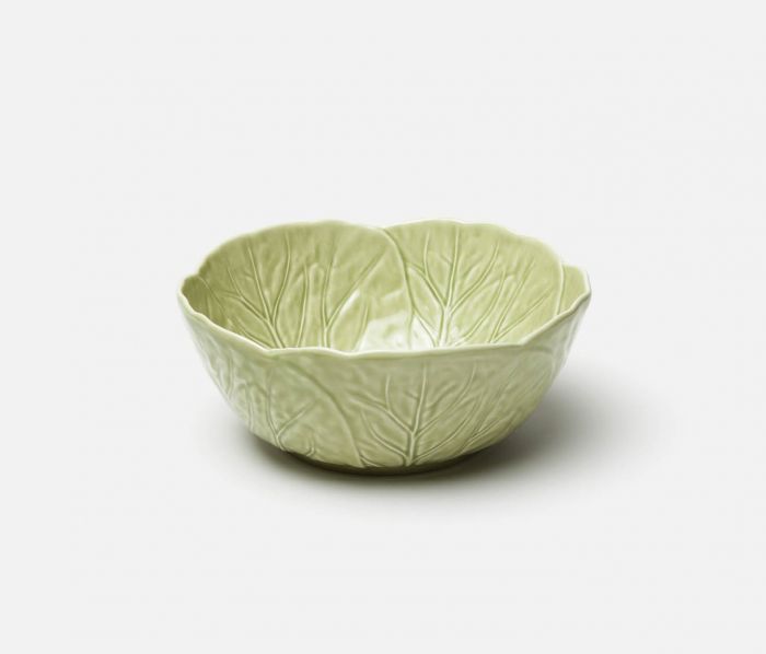 Clarise Soft Green Cabbage Round Serving Bowl