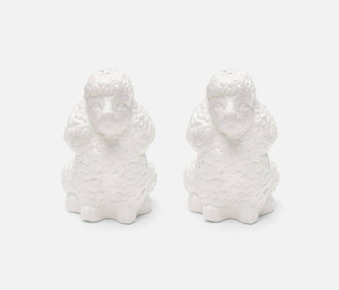 Sidney Poodle Salt and Pepper Shakers