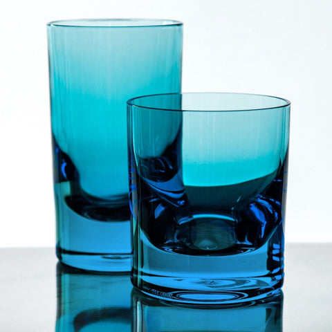 Whiskey Tumblers Set/2 Turquoise