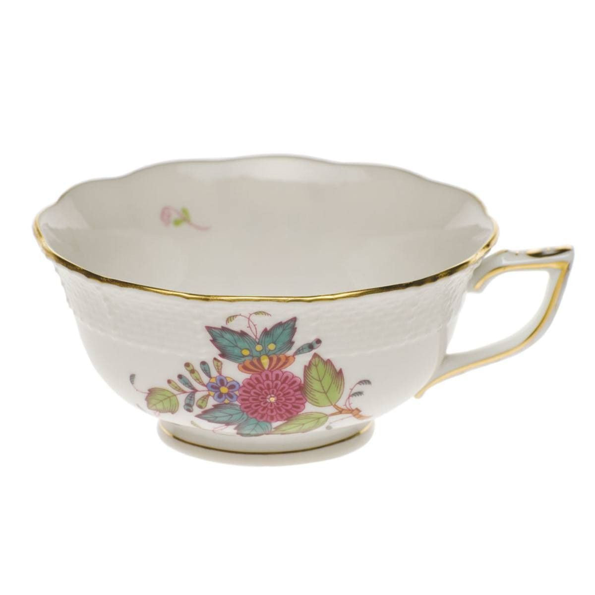 Chinese Bouquet Multi Color Tea Cup