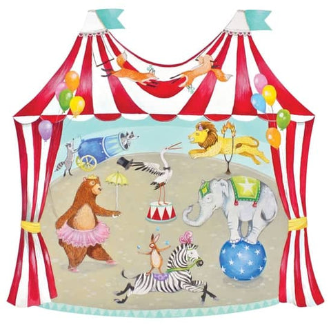 Die Cut Circus Tent Placemat - 12 Sheets