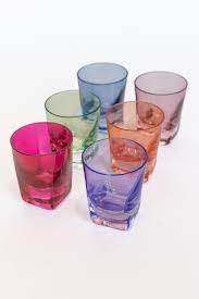 Estelle Mixed Colored Shot Glasses-Set of 6