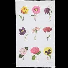 In Bloom Multi Flower Tea Towel