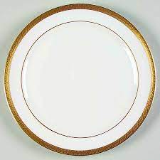 High Point Gold Salad Plate