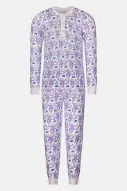 Kids Lavender Monkey Pajamas