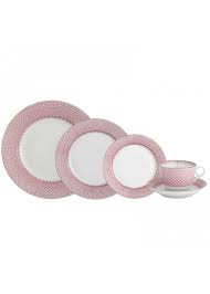 Pink Lace Bread and Butter Plate