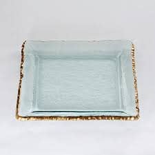 Edgey Gold Square Platter