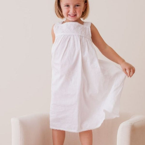 Chelsea White Cotton Dress
