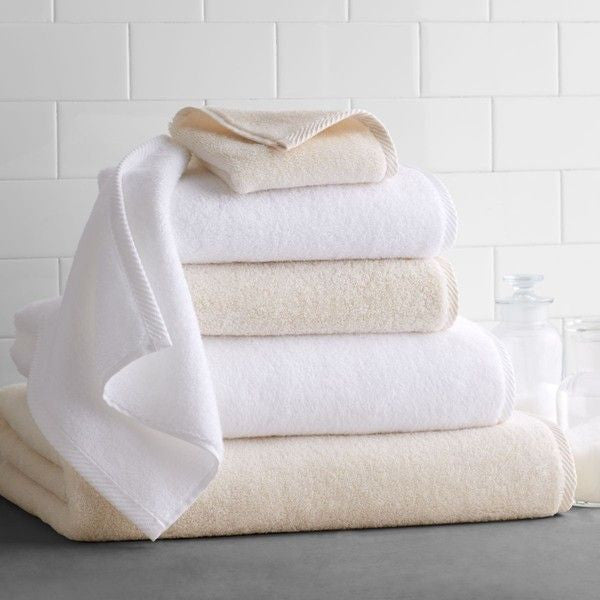 Milagro White Hand Towels