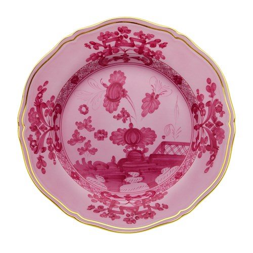 Oriente Italiano Porpora with Gold Trim Dinner Plate