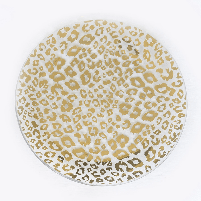 Cheetah Round Plate