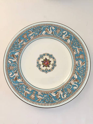 Florentine Turquoise Salad Plate
