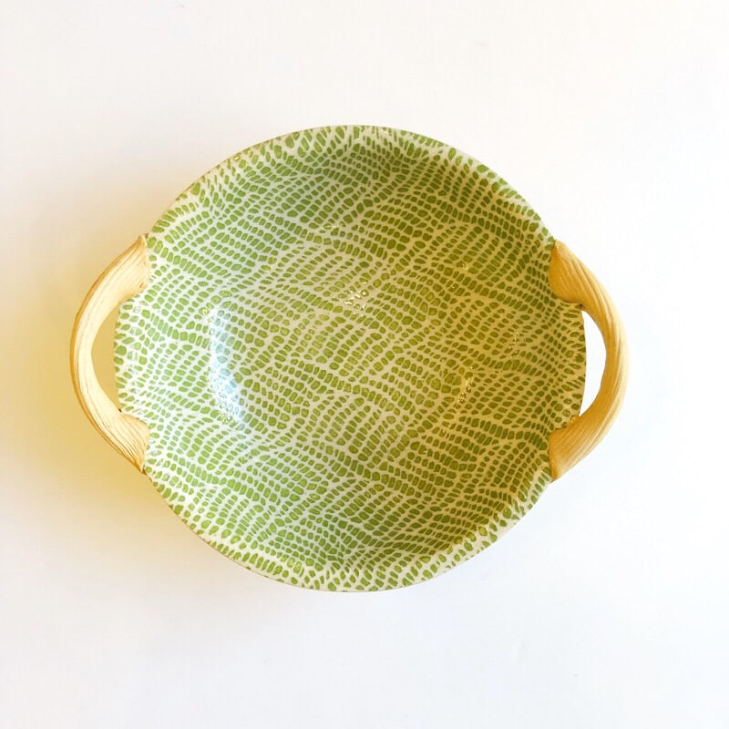Citrus Braid Vegetable Bowl with Handles