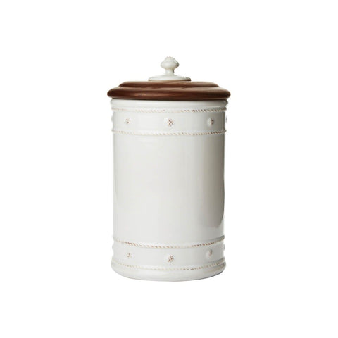 Berry & Thread Whitewash 10" Canister