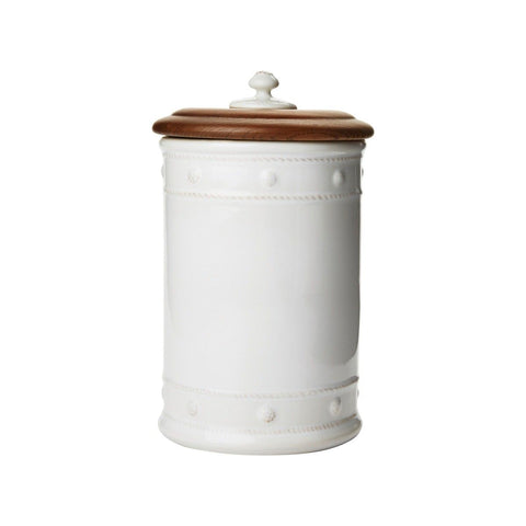 Berry & Thread Whitewash 11.5" Canister