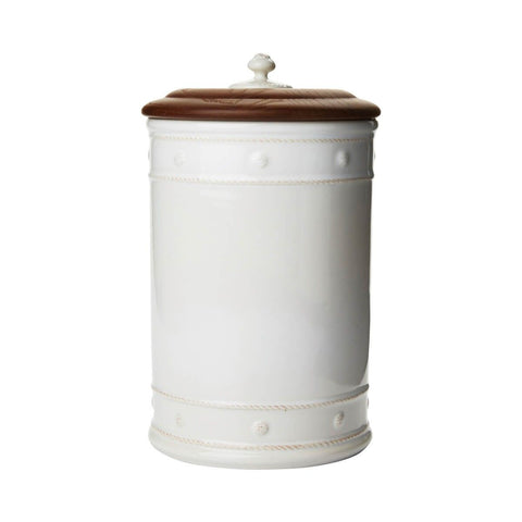 Berry & Thread Whitewash 13" Canister