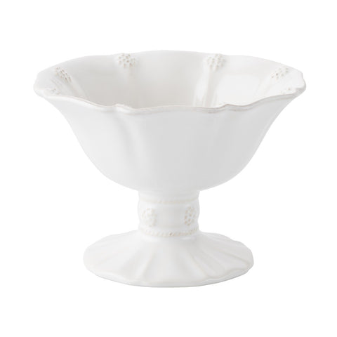 Berry & Thread White Small Footed Compote