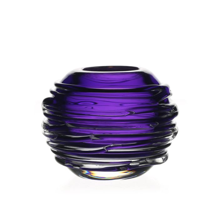 Miranda Mini Globe Vase- Amethyst