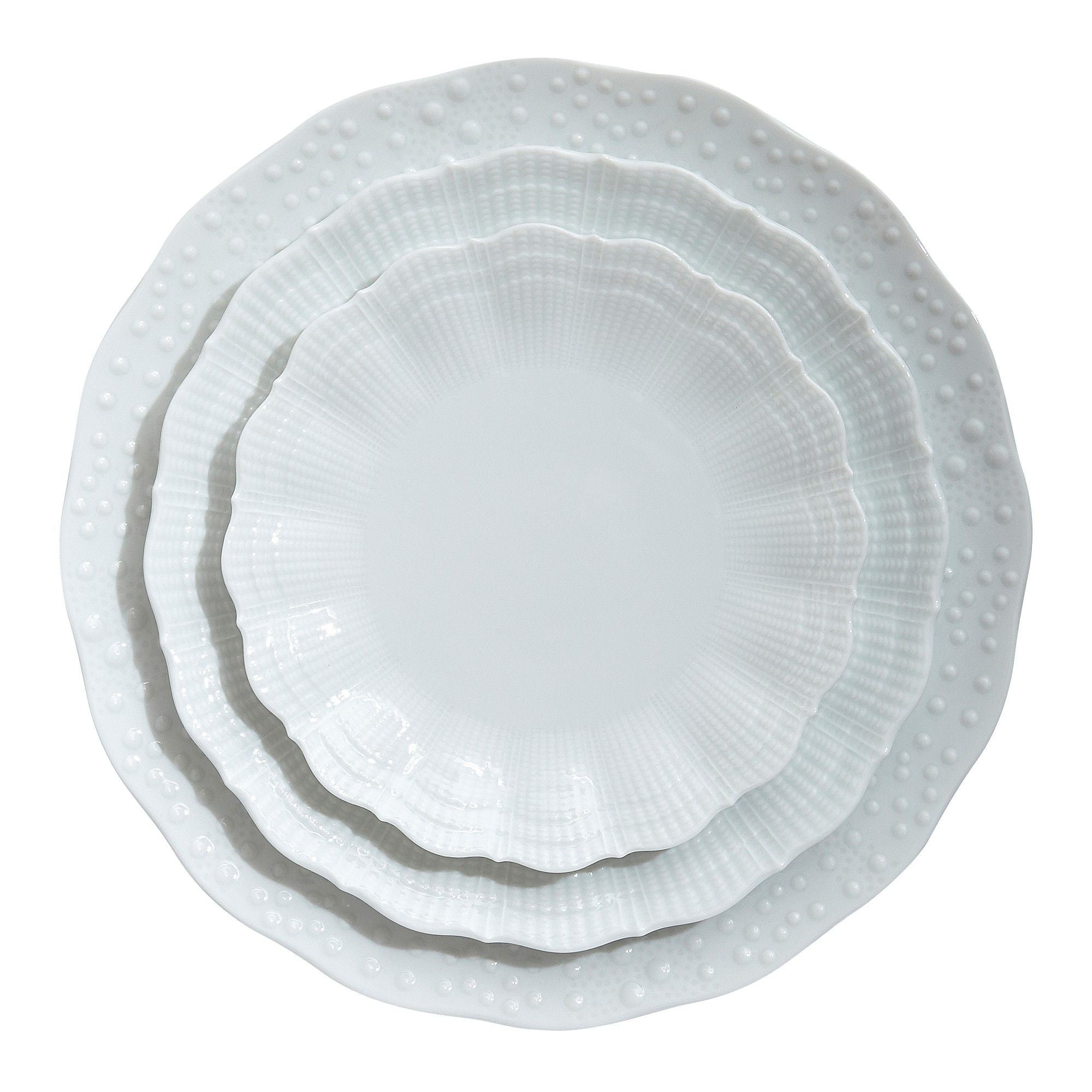 Corail White Dinner Plate