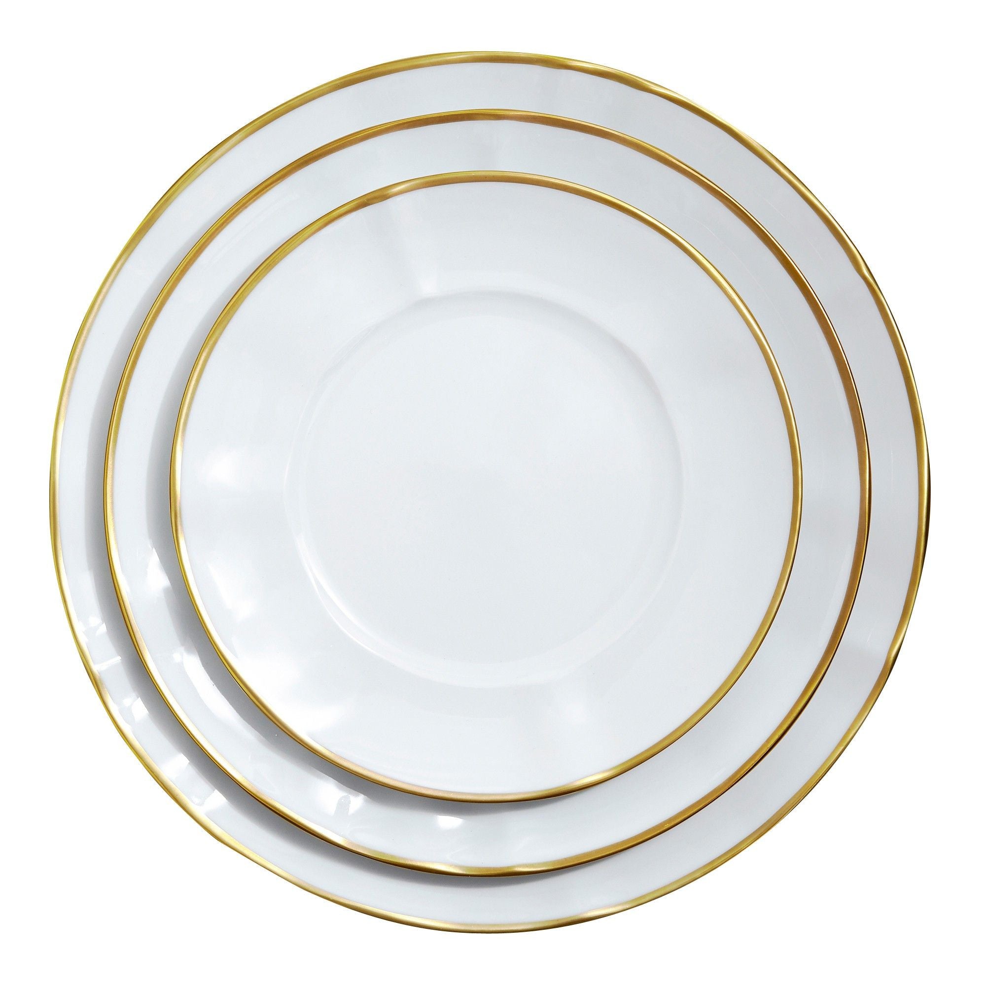 Simply Elegant Gold Salad Plate