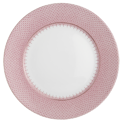 Pink Lace Service Plate