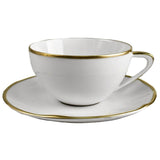 Simply Elegant Gold Tea Cup and Saucer