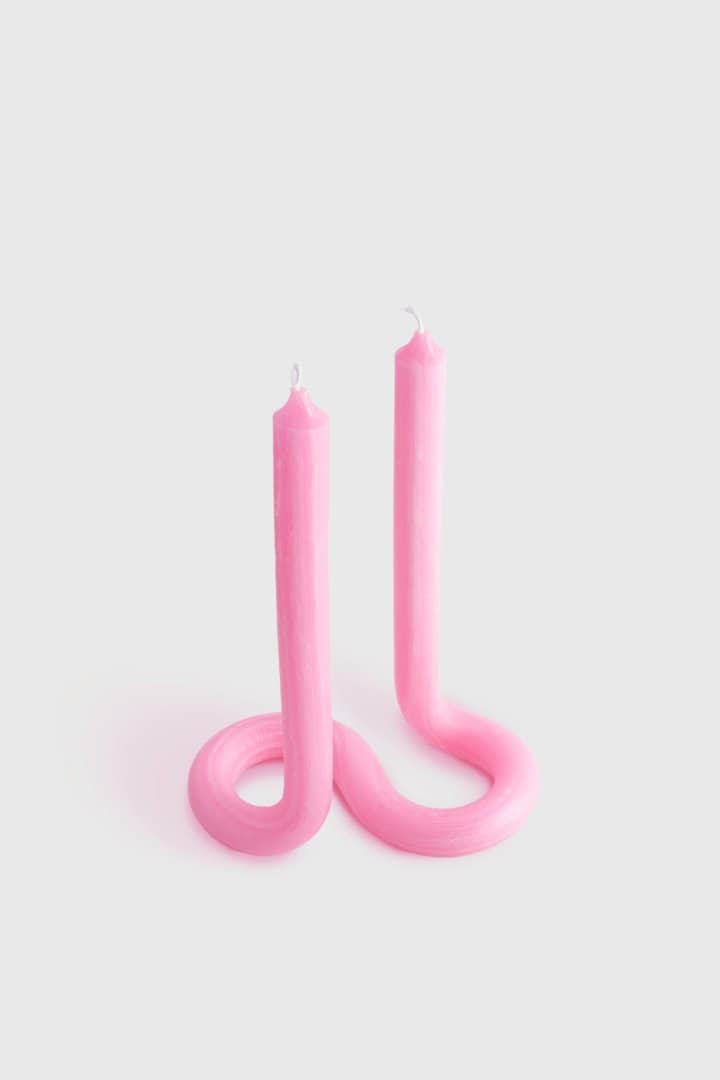 Twist Pink Candle