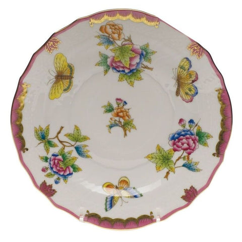 Queen Victoria Pink Salad Plate