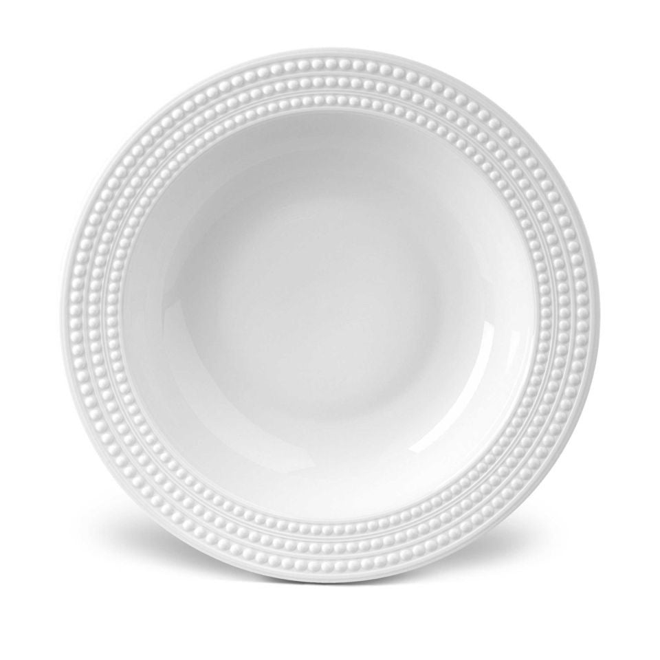 Perlee White Soup Plate
